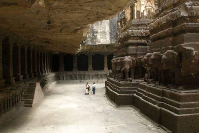 Ellora Caves, Kailasanatha Temple. (Photo: Wikimedia Commons)