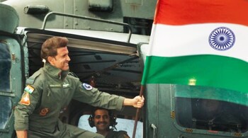 Hrithik Roshan in Fighter. The film released in theatres on a Thursday (January 25), and positive word-of-mouth helped it make the most of the Republic Day holiday on Friday. (Photo via X @HrithikRules)