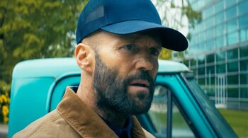 Jason Statham in and as The Beekeeper, which released in theatres on Friday.