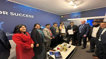 A delegation of Karnataka for the 54th annual meeting of the World Economic Forum.