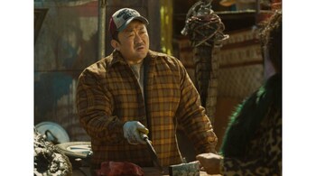 Nam-san, a brutal animal hunter, played by the typically charming Don Lee, travels cross-country to rescue a young girl in Dr Yang Gi-Su’s possession in Badland Hunters on Netflix. (Image via X)