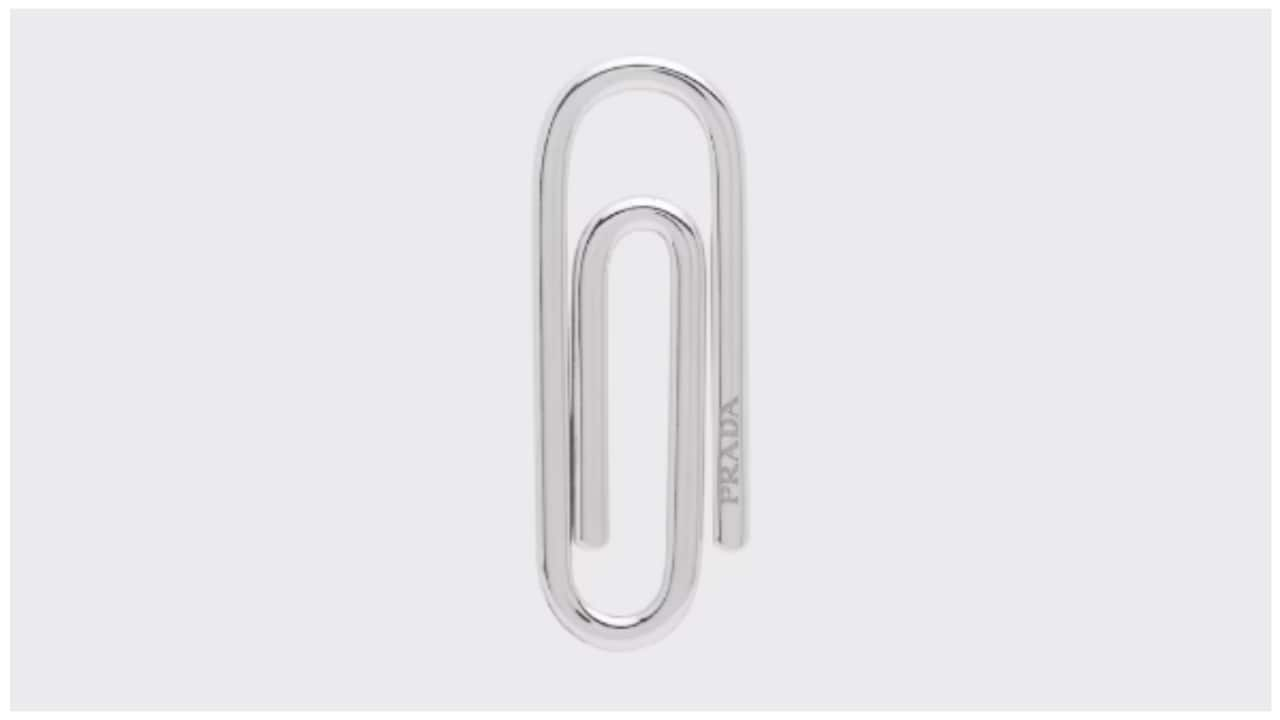 Paperclip shaped 2025 money clip