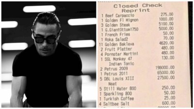 Salt Bae slammed after charging $108,000 from diners: 'Money comes money goes'