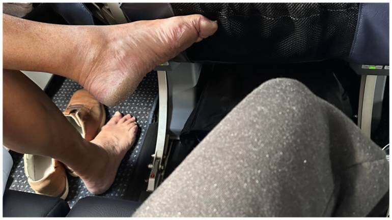 Passenger shares how co-flyer stretched bare foot into personal space: 'In my bubble' - Vimarsana News