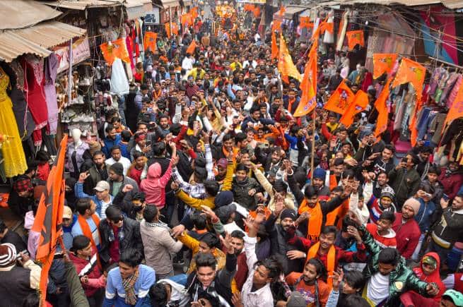 Mob booked in Thane for assaulting processionist on eve of Ram Temple idol consecration - Vimarsana News