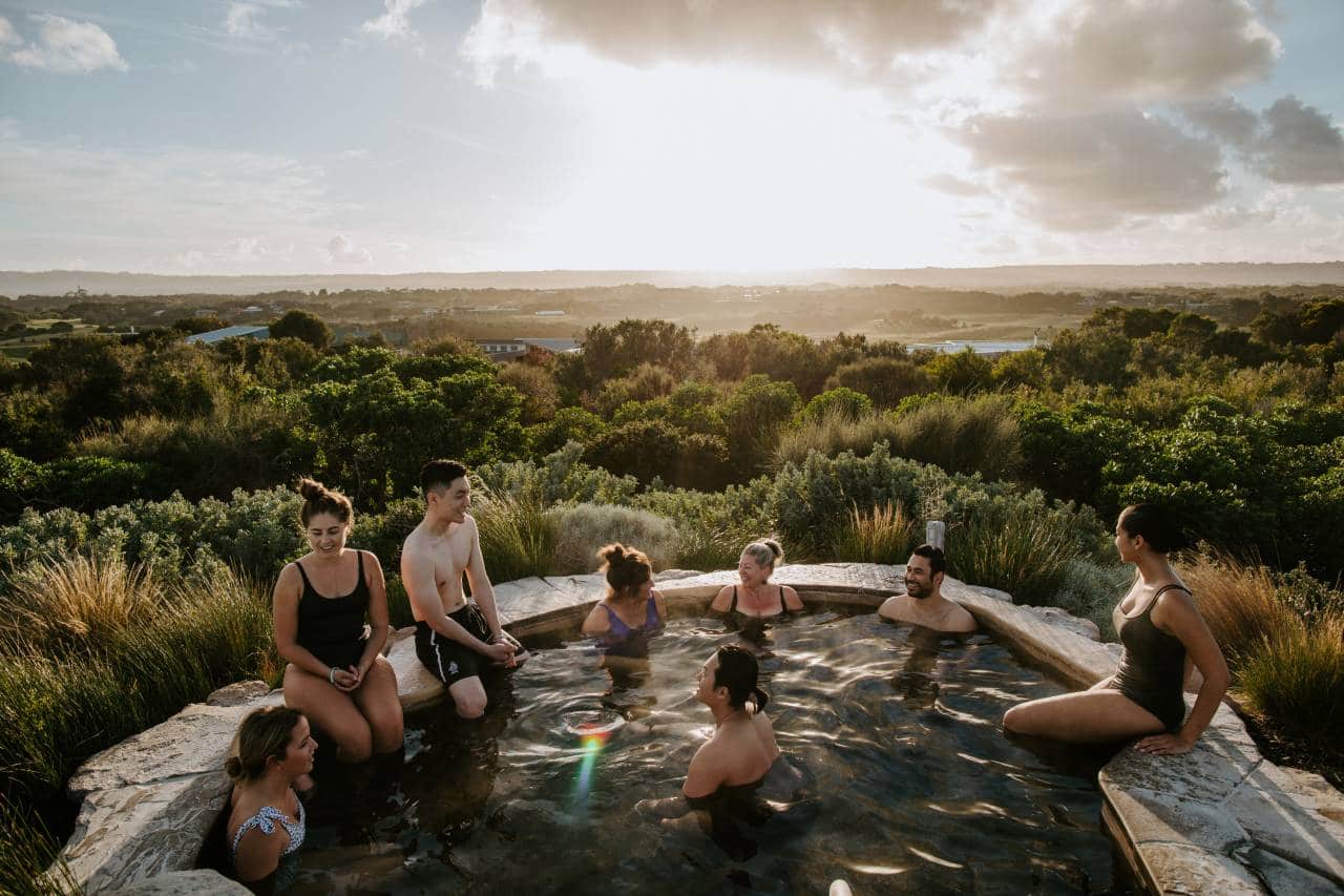 Peninsula Hot Springs, Victoria, Australia.