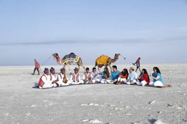 Performance at Rann Utsav, Kutch. 