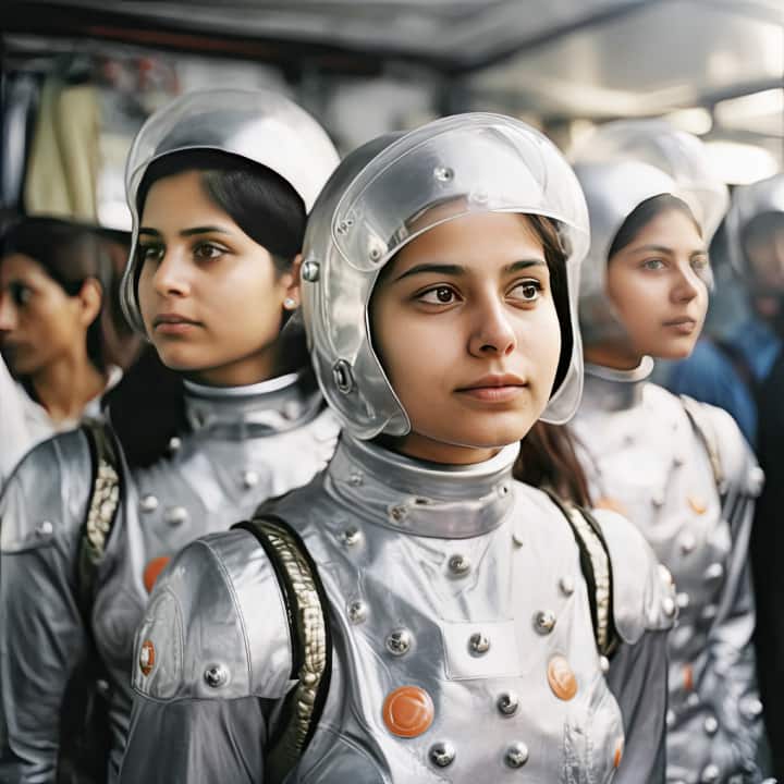 Made with Midjourney, for Instagram: Rocketganj by Prateek Arora