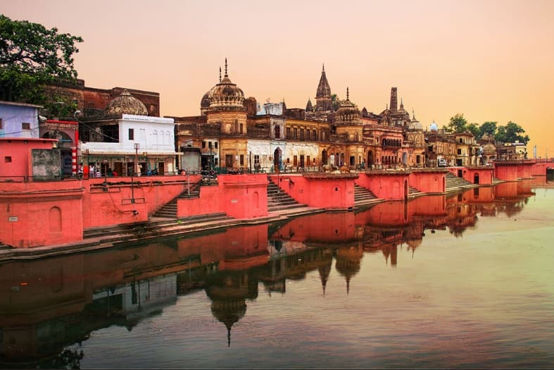 Ram Ki Paidi, a series of ghats, in Ayodhya. (Photo: UP Tourism)