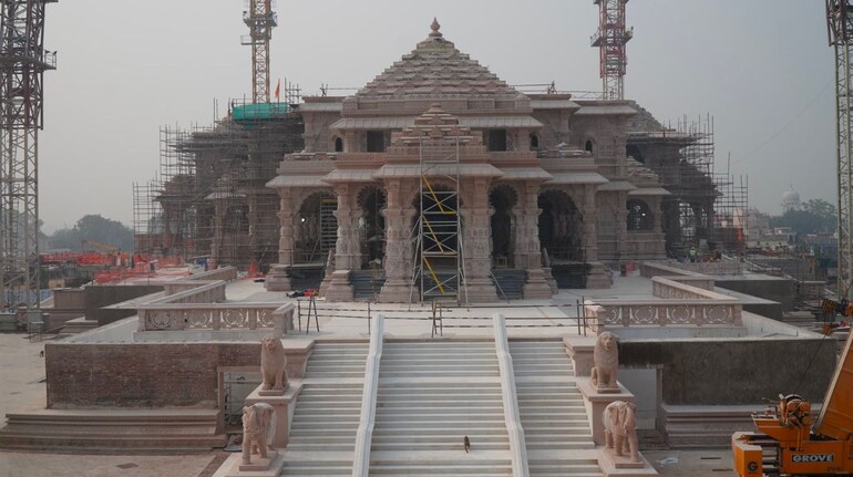 Ram temple's roof leaking after heavy showers on Saturday night, says ...