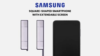 Samsung's new patent is for a square-shaped smartphone with an extendable display