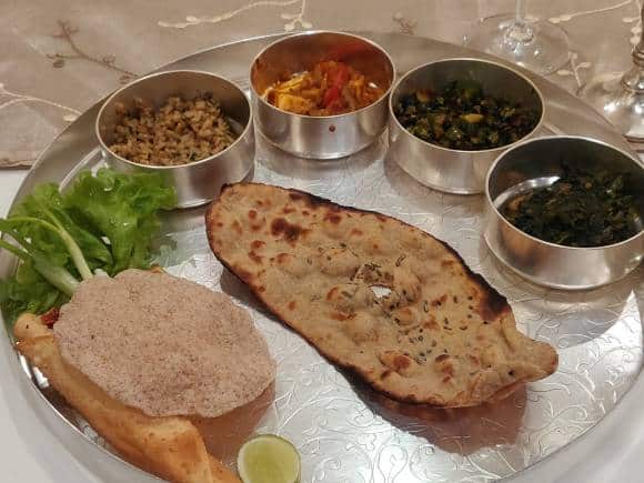 Thaali at Aish, The Park, Hyderabad. (Photo: Bindu Gopal Rao)