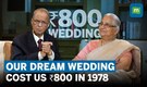 ‘Marriage is not a one-day event, it’s lifetime commitment’ | Sudha Murthy on their ₹800 wedding