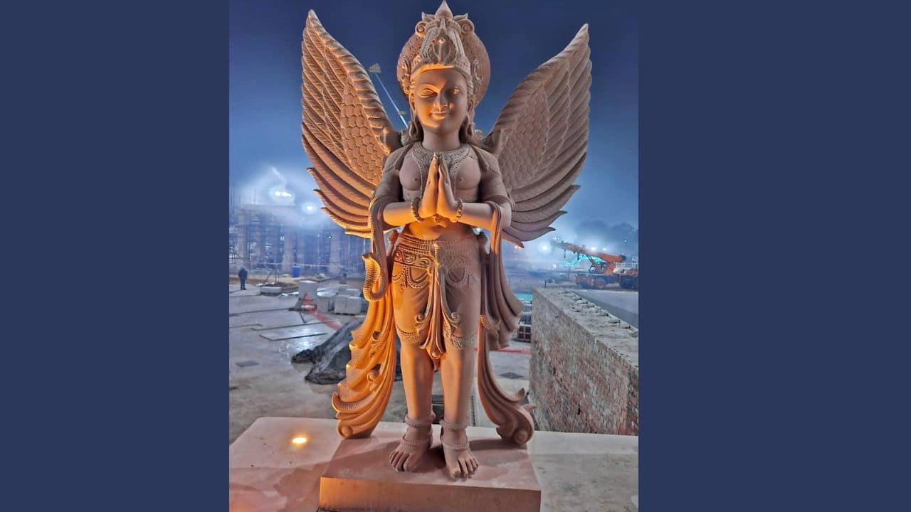 Previously, the face of the idol was covered with a yellow cloth. Ina January 19, the cloth was removed and the face of Ram Lalla was revealed. Previously, the face of the idol was covered with a yellow cloth. Ina January 19, the cloth was removed and the face of Ram Lalla was revealed.