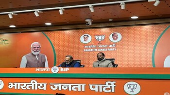 Minister for Electronics and Information Technology Rajeev Chandrasekhar addressing a press conference on January 16 in New Delhi | Source: Moneycontrol