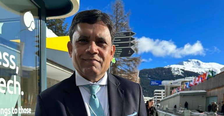 Hitachi India MD Bharat Kaushal at World Economic Forum 2024, Davos