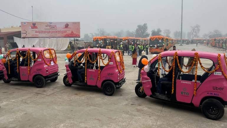 Uber flags off EV autos in Ayodhya ahead of Ram temple consecration - Vimarsana News
