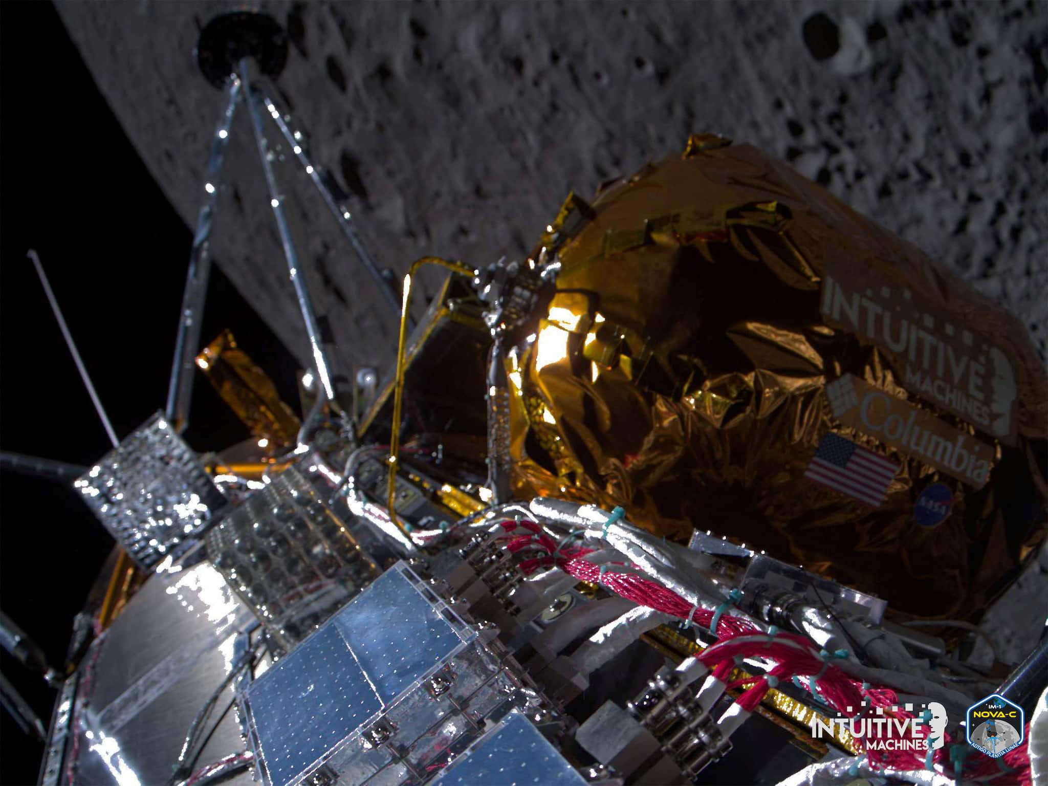 Intuitive Machines: A company that built spacecraft landed near the south  pole of moon