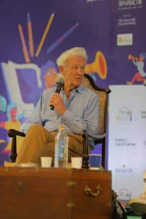 Colin Thubron at JLF 2024.