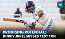 Dhruv jurel bowled out at 90 | India crosses 300 runs vs England in 4th Test