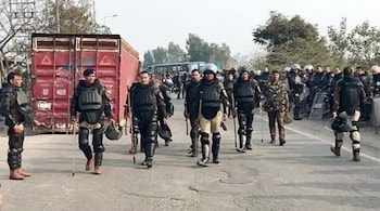 Security at Delhi borders has been beefed up in view of the farmers' march.