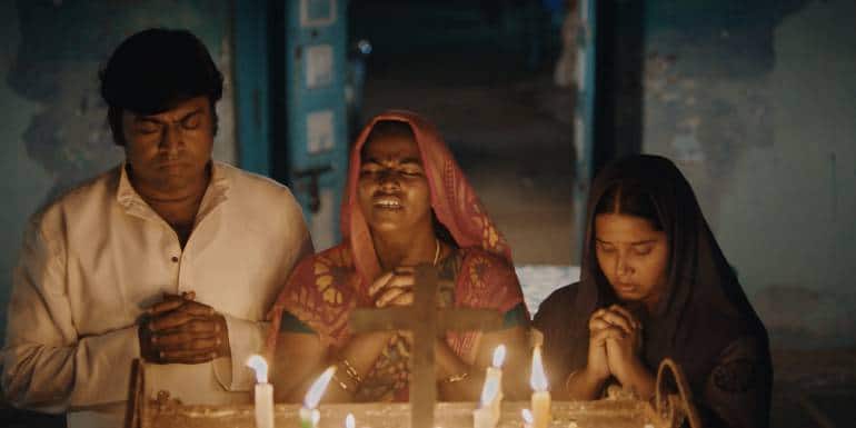 The prayer scene from the film.