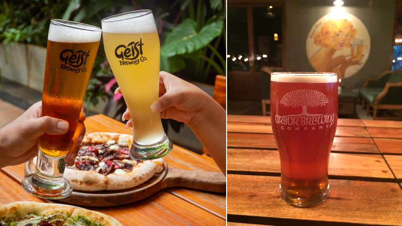 Geist brews; and Raging Elephant by Arbor, Bangalore.