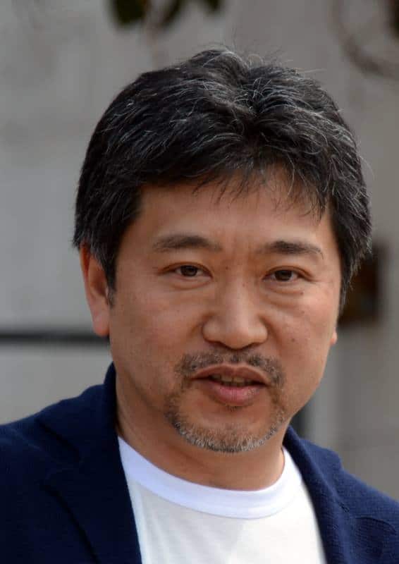 Hirokazu Kore-eda at Festival de Cannes in May 2015 (Photo by JJ Georges via Wikimedia Commons 3.0)