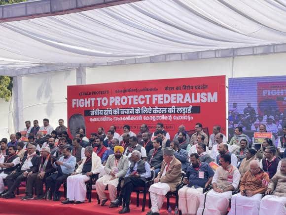 INDIA sets aside rifts as chorus against BJP's fiscal policy turns louder at Jantar Mantar - Vimarsana News