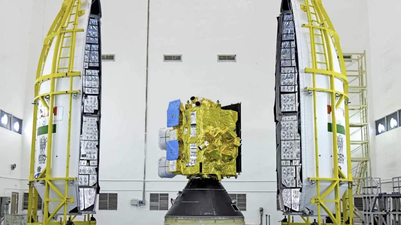 The Geosynchronous Satellite Launch Vehicle F14 (GSIV FI4) will facilitate the launch, offering advanced capabilities to support various space missions, including earth resource surveys, communications, and navigation. (Image: ISRO)