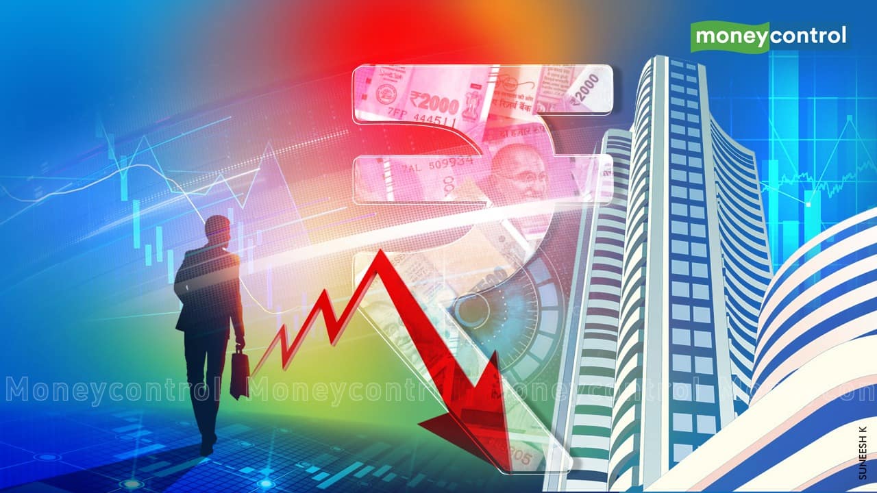 Nifty below 21,750, Sensex down 724 pts today; FMCG, bank top drag
