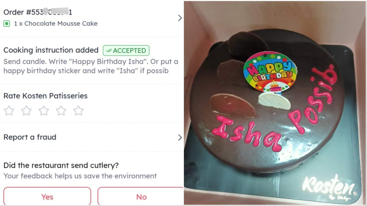 Zomato considers increasing its word limit for orders after 'possib' birthday cake fiasco