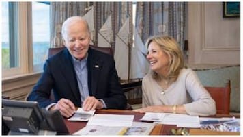 US President Joe Biden on how he met his wife Jill: 'Was set up on a blind date'. Watch