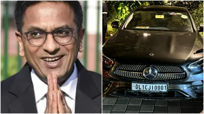 Picture Of CJI DY Chandrachud's Mercedes Number Plate Goes Viral ...