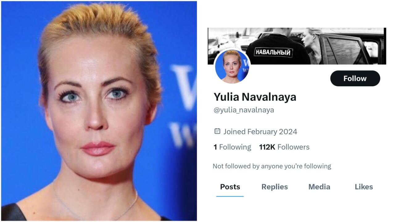 Alexei Navalny’s widow Yulia Navalnaya's X account restored after brief suspension