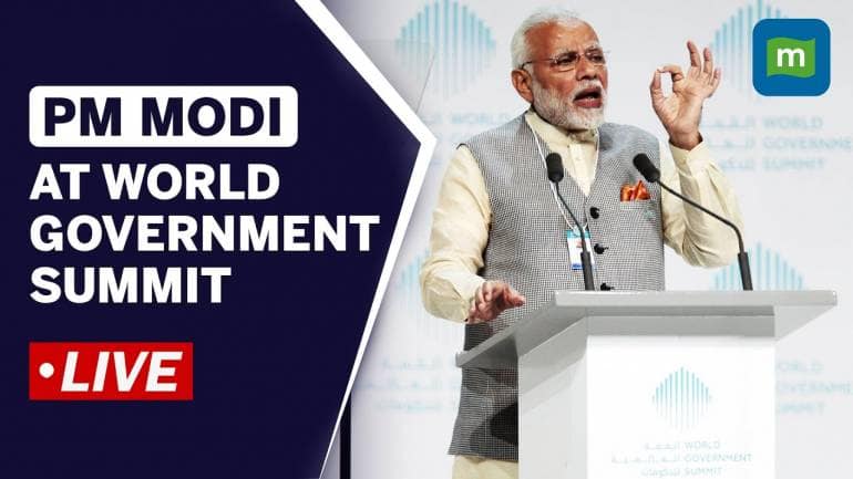 Live PM Narendra Modi speaks at World Government Summit in Abu Dhabi