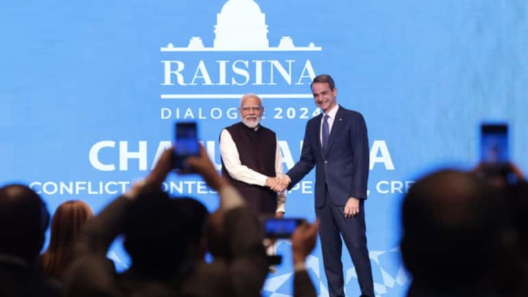 Greek PM Mitsotakis stresses on strong ties with India at Raisina Dialogue - Vimarsana News