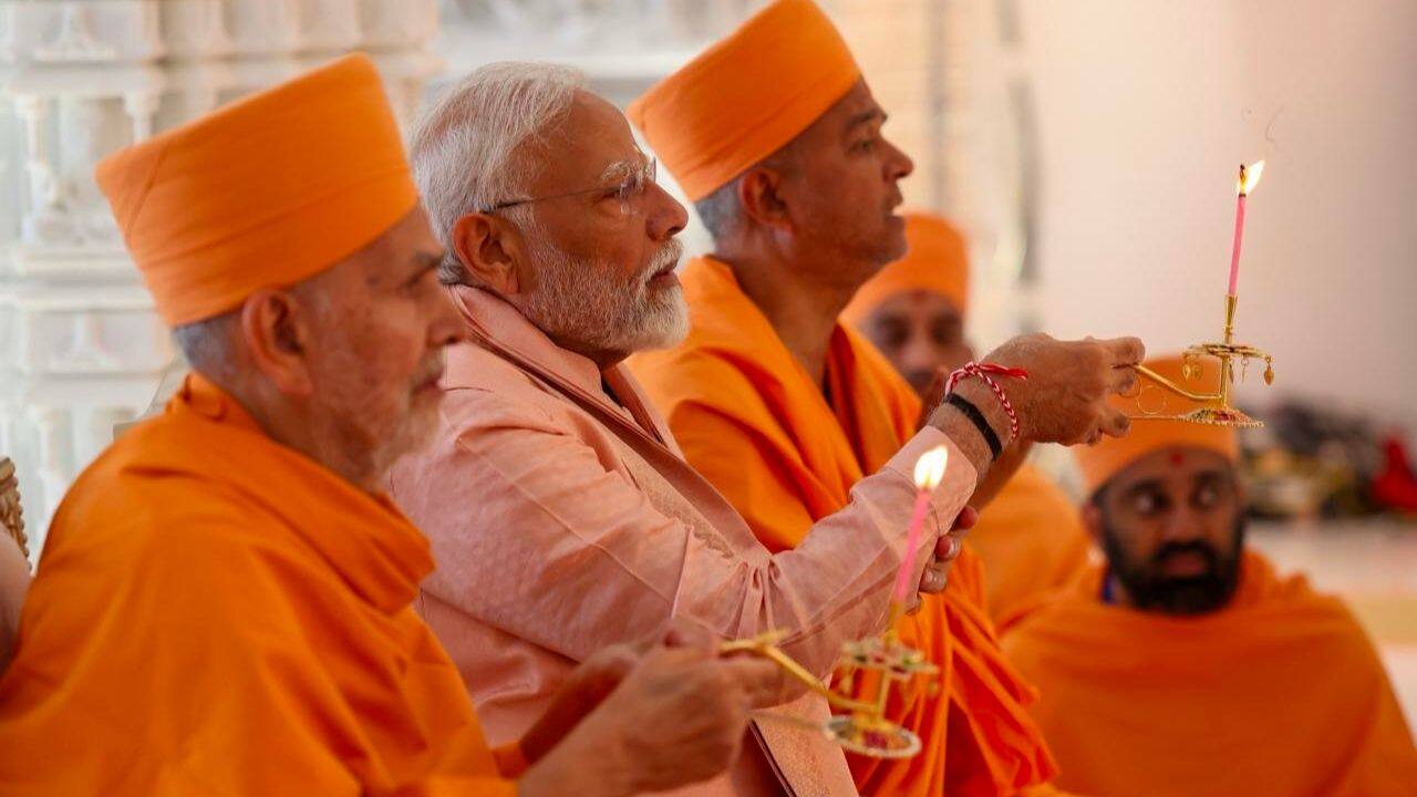 Pm Modi At Baps Mandir: Uae Has Written A Golden Chapter In History Of 