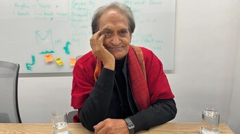 Veteran photographer Raghu Rai, whose retrospective 'Raghu Rai: A Thousand Lives - Photographs from 1965-2005' on ordinary life across the country is on show at Delhi's KNMA gallery. (Photo: Faizal Khan)