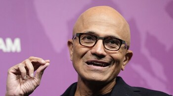 Microsoft CEO Satya Nadella spoke about using a metric used to measure efficiency of AI models to improve healthcare and education sectors.