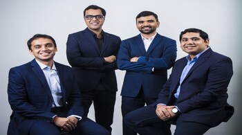 Shadowfax co-founders: (L-R): Praharsh Chandra, Abhishek Bansal, Gaurav Jaithliya and Vaibhav Khandelwal