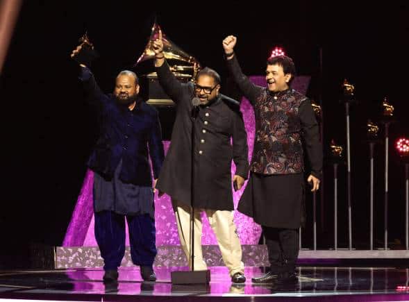 Shakti wins 66th Grammy Awards for Best Global Music Album.