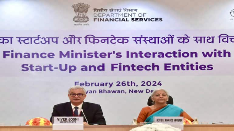 FM suggests RBI to hold monthly meetings with fintechs, startups via VC: Source