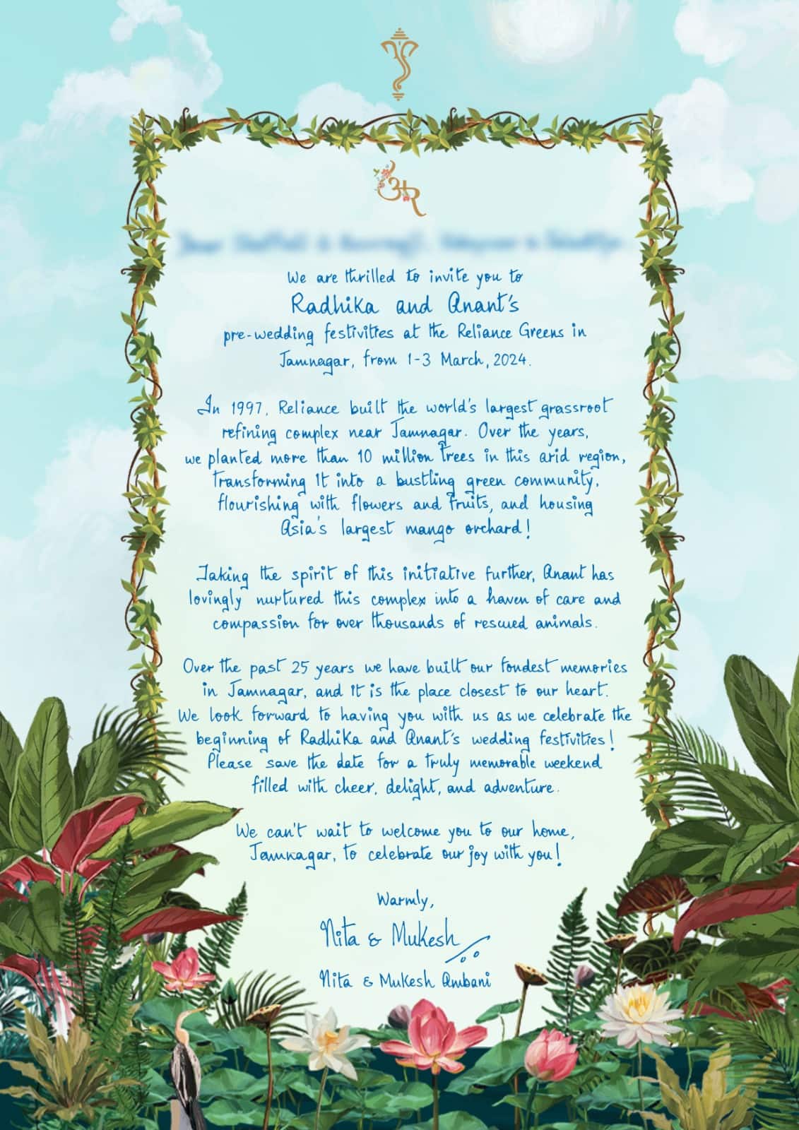 Anant AmbaniRadhika Merchant prewedding festivities A look at their