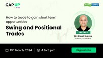 Pro Masters Virtual: Watch the webinar on ‘Identification of Swing / Positional Opportunities – Charts Insights’ with Bharat Sharma