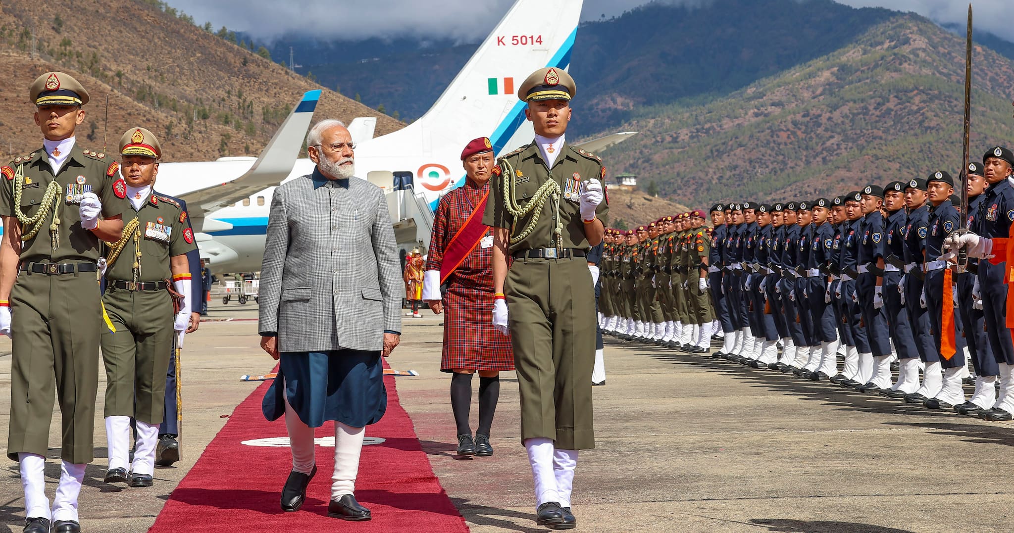 PM Modi arrives in Bhutan