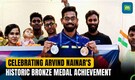 Swimmer Arvind Nainar welcomed home with cheers after historic World Championship Bronze in Qatar
