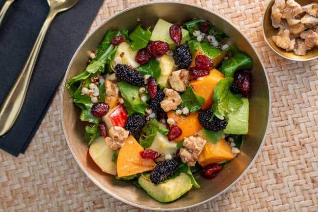 Avocado & Persimmon Salad at Sukoon