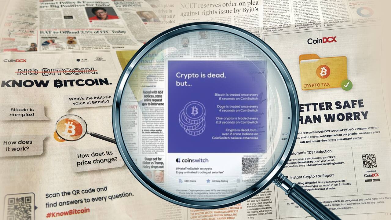 Crypto ads make a comeback amid soaring Bitcoin prices Crypto ads make a comeback amid soaring Bitcoin prices