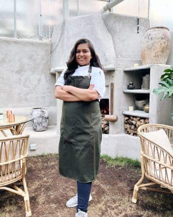 Chef Tanvi Shah at Sukoon, Bandra, Mumbai.